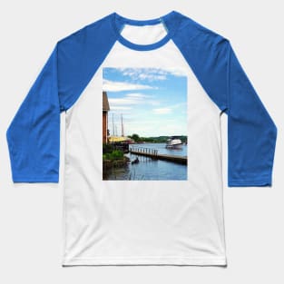 Kingston NY - Cabin Cruiser on Rondout Creek Baseball T-Shirt